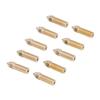 10Pcs 3D Printer Nozzle Kit High Flow Smoother  Bass Extruder Nozzle Replacement for Creali