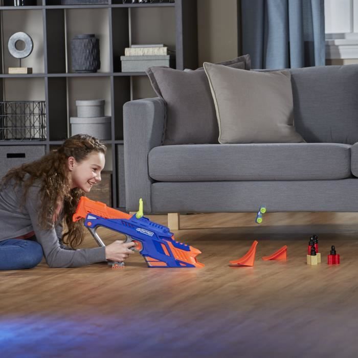 Nerf nitro - lanceur de voitures motofurry pour garçon de 5 ans et plus