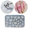 3D Nail Art Mold with Variety of Patterns Template Carving Sticker Stencil Tools Moulds for Nail Enthusiasts and Salons