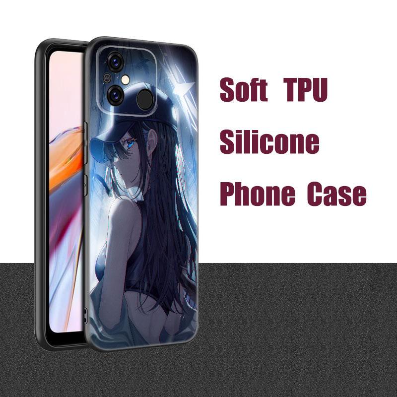 Blue Archive Game Black Silicone Phone Case For Xiaomi Redmi 7A 8A 9A 10A 11A 9C 10C 12C 13C 11 Prime A1 A2 + 12 4G Note 9T 12R