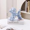 Figurina Cane Ospite in Ceramica Decorazione Casa Decorazione Stanza Accessori Ufficio Animale Nordico Sculture Decorative Figurina