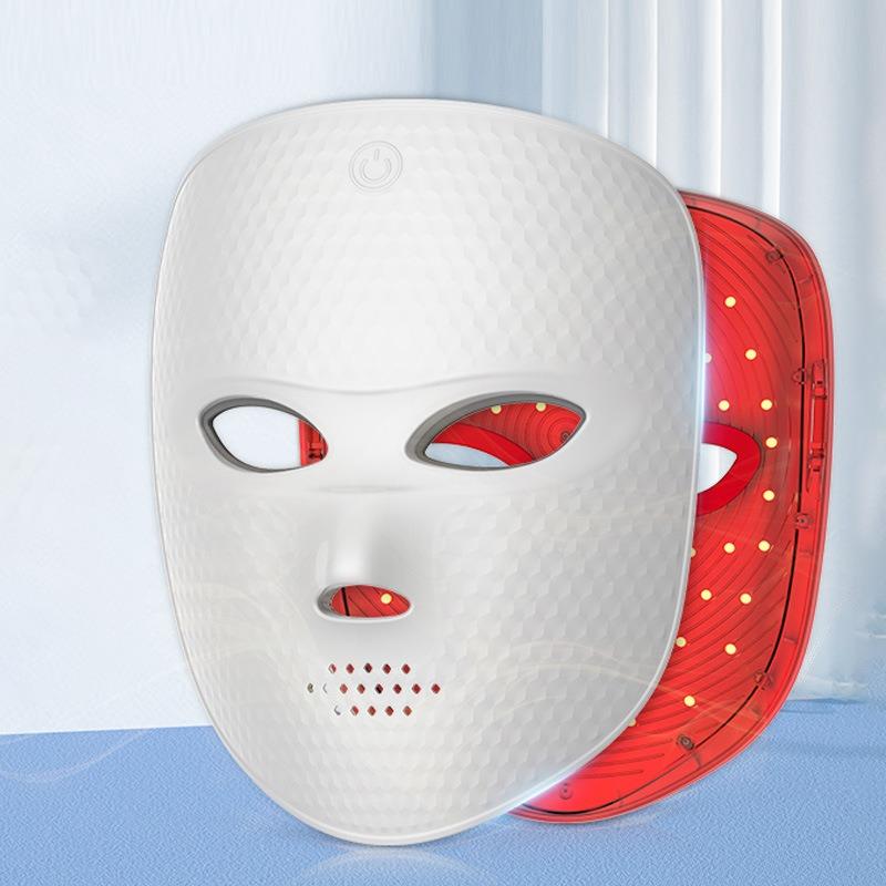 Touch led beauty mask colorful photon skin rejuvenation beauty instrument facial mask instrument