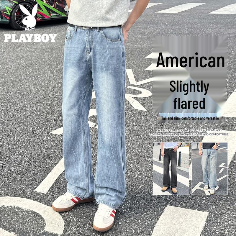 PLAYBOY Men s Lightweight Straight-Leg Jeans 2XL