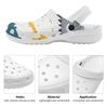 Casual Printed EVA Clogs for Women Men Ventilated Lightweight Slip On Casual Shoes Soft Sole Summer Sandals Daily Leisure Wear