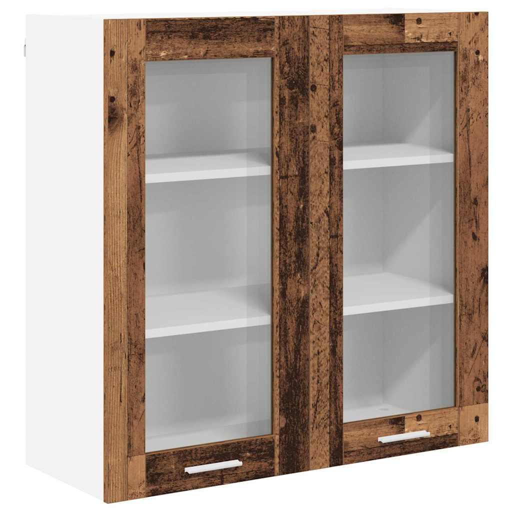 Hanging Cabinet with Storage Reclaimed Wood Look 80 x 31 x 80 cm Engineered Wood