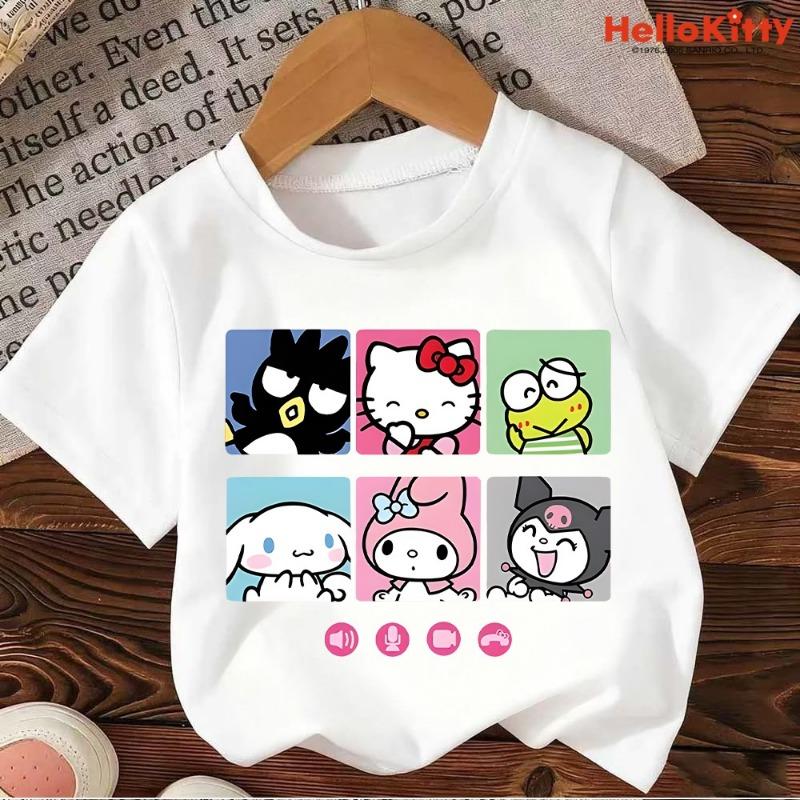 25 Summer Pokémon Anime Pikachu Brand 100%Pure Cotton Printed T-shirt Children's Harajuku Casual Versatile Short-sleeved Y2k Loose