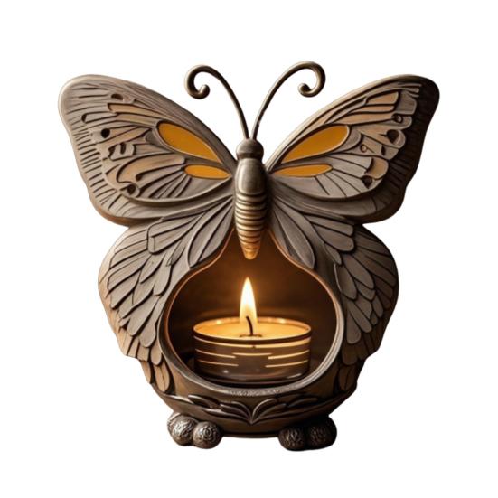Animal Incense Burner Resin Butterfly Rabbit Incense Holder Handmade Fox Owl Incense Cone Burner Desktop Ornament for Yoga Room