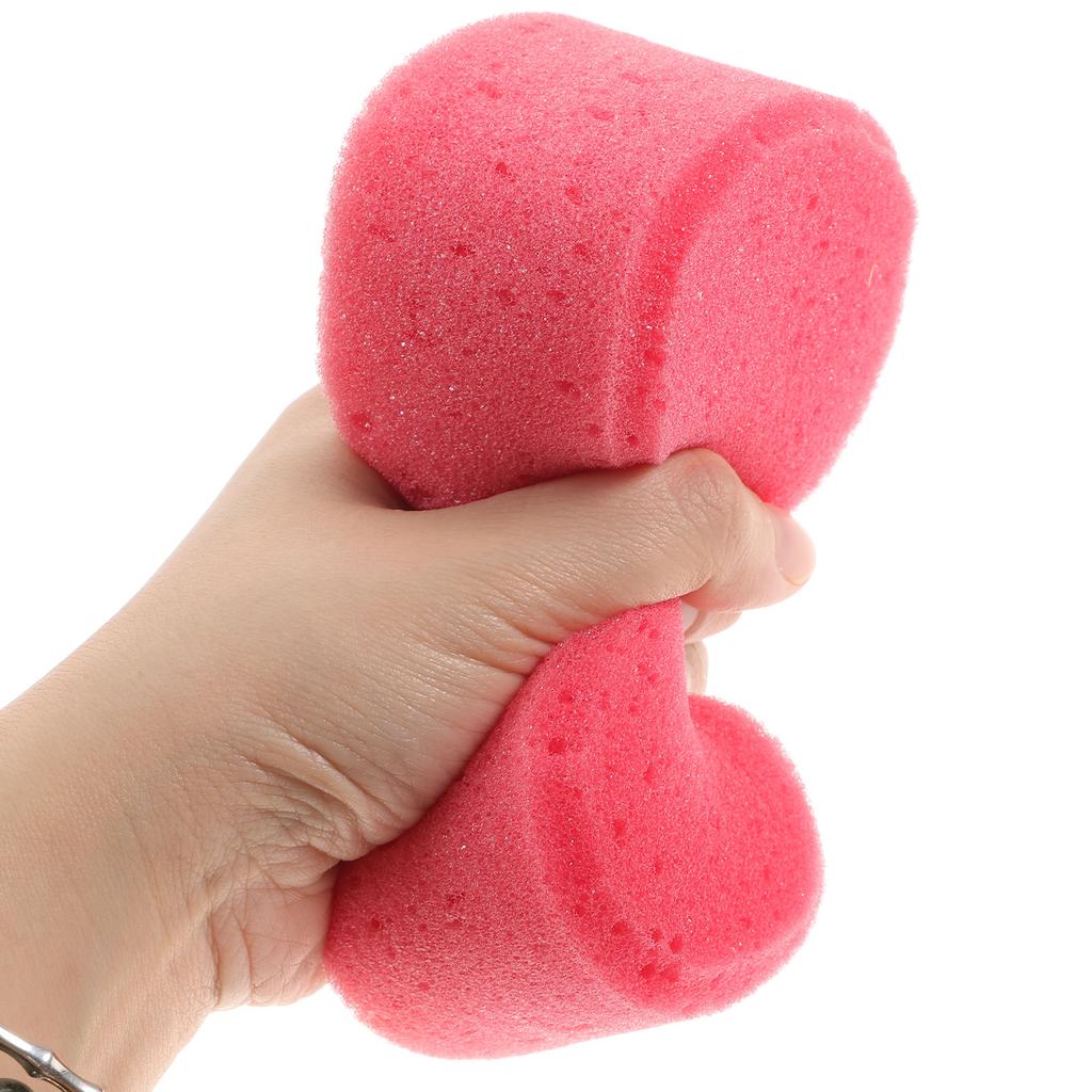 Bath Sponge, 8pcs Exfoliating Scrubber Body Cleaning Sponge Shower Pouf Loofah ( Assorted Color )