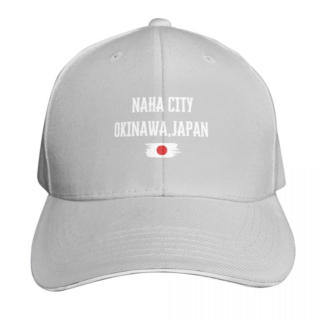 Naha Stadt Okinawa Japan Design Japan Flagge Design Karate Design Baseballkappe Geburtstag Sonnenkappe Golf Damen Unisex