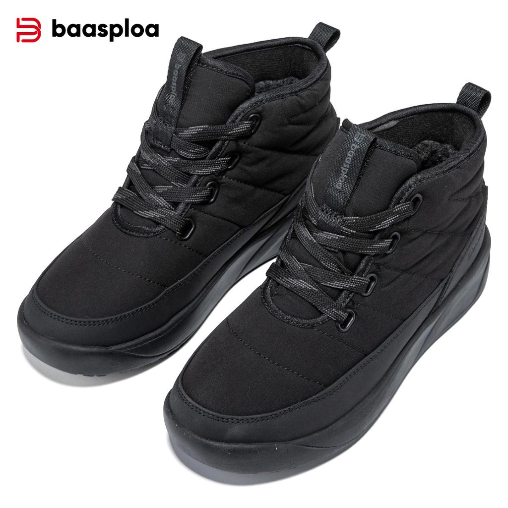 Women's snow boots outdoor waterproof non-slip warm short boots women's  casual hiking shoes cold-proof boots wool lining short barrel winter boots