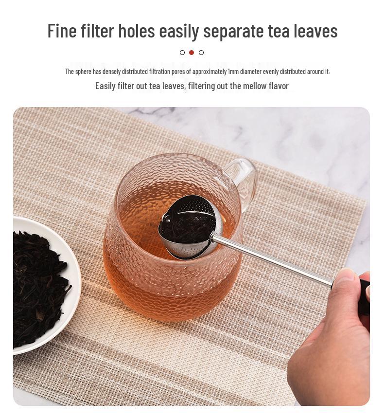 304 Stainless Steel Rotating Tea Infuser Ball - Creative Round Tea Brewer & Strainer Separator