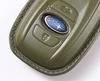 Genuine Leather Key Case Cover for Subaru Levorg, Legacy, Forester, XV, and BRZ (Blue)