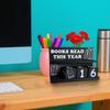 Bücher Gelesen Dieses Jahr Zähler Zielverfolgung Anzeige Schreibtischschild Motivierendes Werkzeug für Kinder Erwachsene Leseherausforderung Weihnachtsgeschenke
