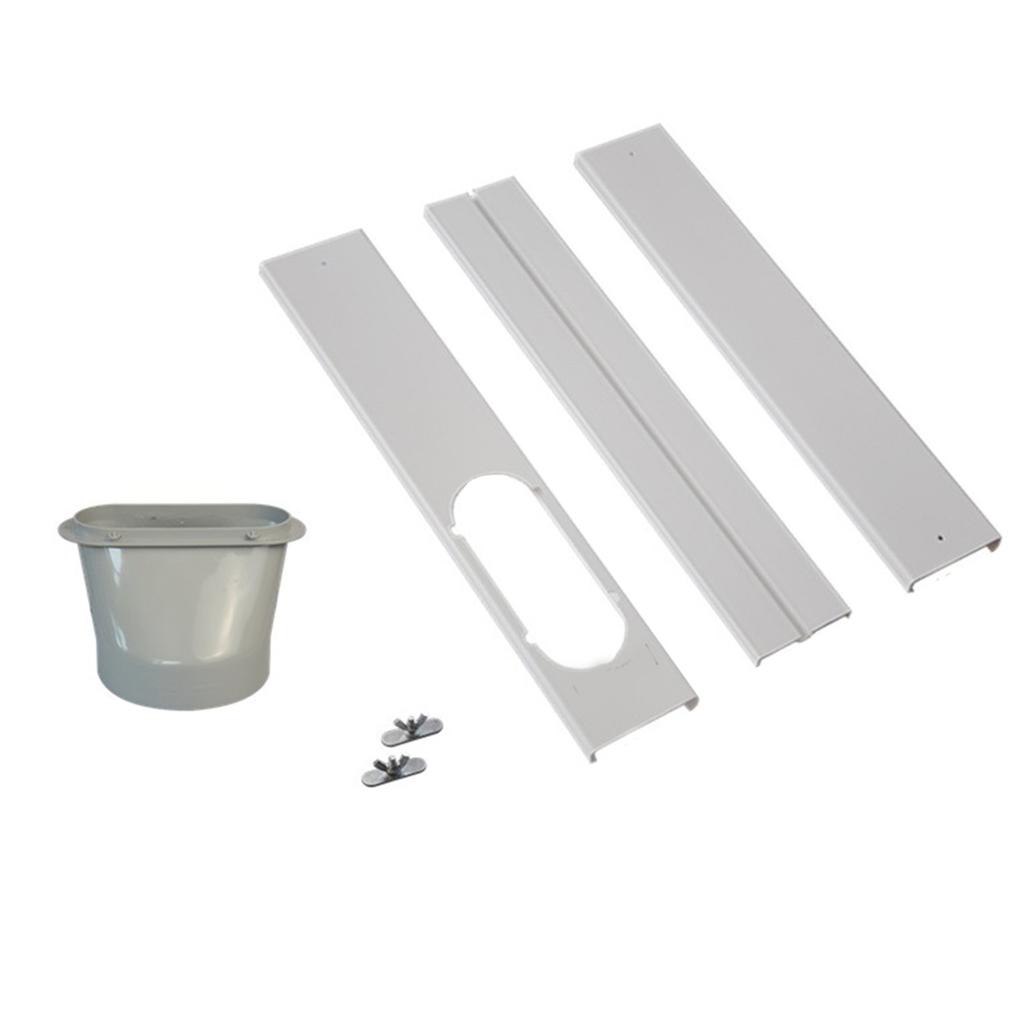 55cm Air Conditioner Window Kit 13-15cm Adjustable Window Seal Plate Set for Portable Air Conditioner