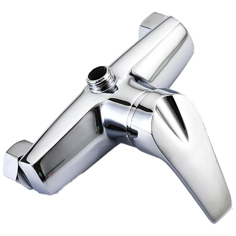 

Single Levers Shower Faucet with Temperature Control Handle Elegant Wall Mount Shower Mixers Tap Bathroom Shower Mixers 1