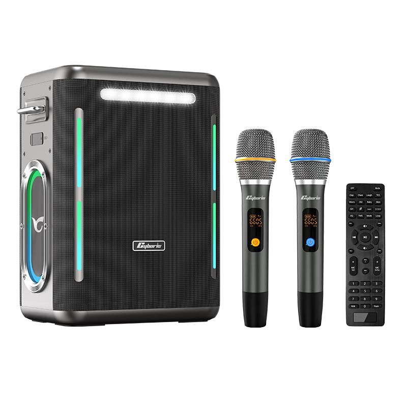 

CYBORIS X15 Уличный караоке сабвуфер 400 Вт TWS Bluetooth-совместимый динамик с микрофоном + пультом Type A