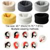 Warm Knitted Ring Scarf Coldproof Thicken Knit Scarf Outdoor Wrap Neck Scarves