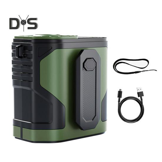 

High-Speed Waist-Mounted Fan Portable Clip-On Neck Fan 5100RPM Strong Airflow Low Noise Personal Air Cooler Fan зелений