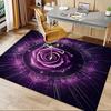 Purple Rose Chair Mat: Office Carpet, Oversized Rug for Home Decor, Sofa Cover, Gift for Any Room
