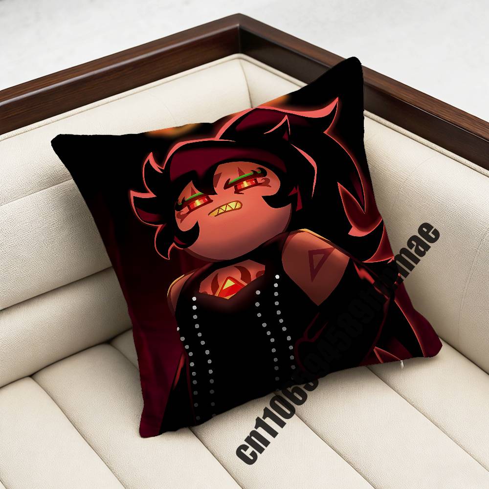 For Burning Spice CCookie Run Throw Pillow Case Sham xcm xcm Square Car Pillowcase Pad Cushion Cover