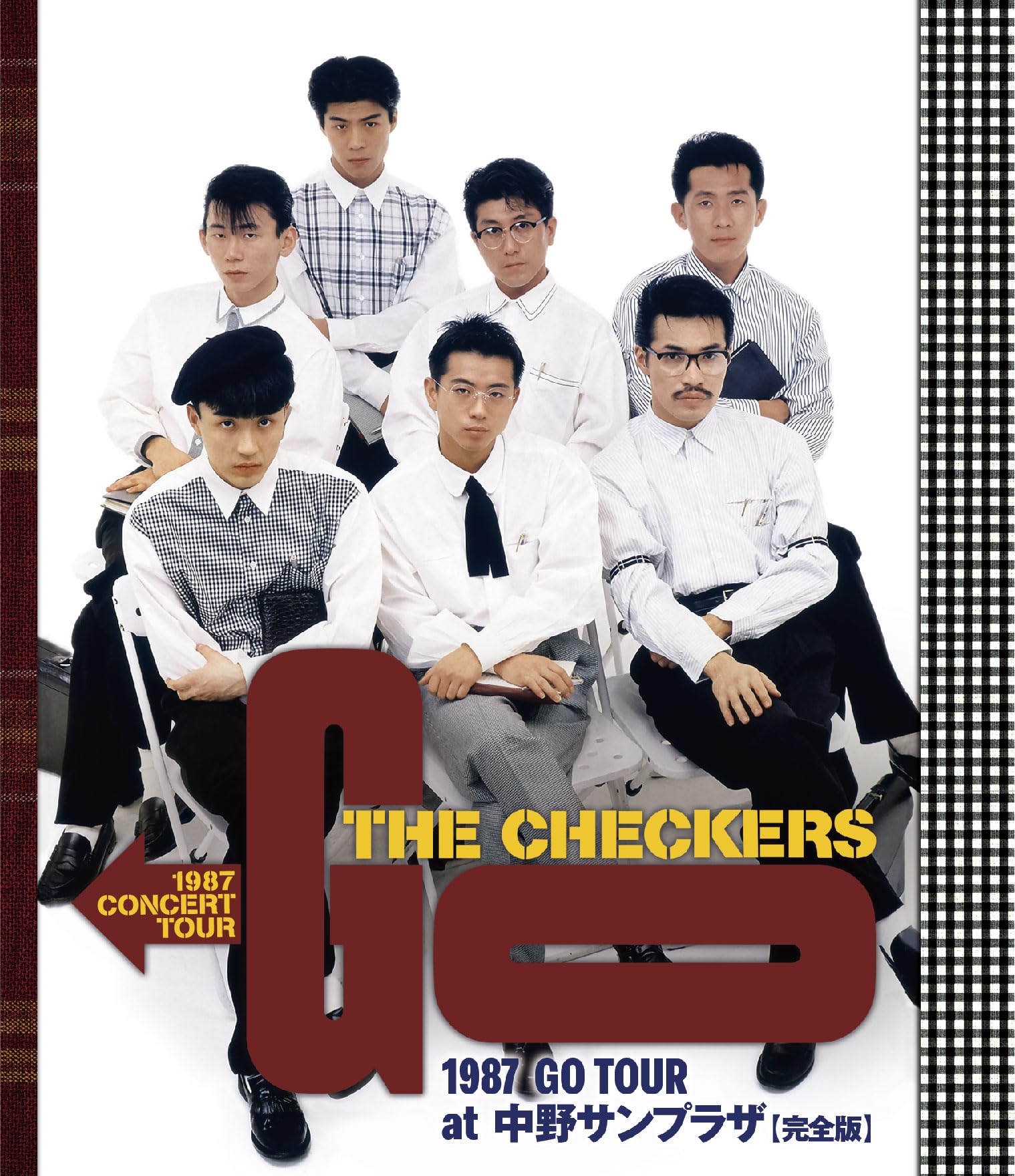 

Checkers 1987 GO TOUR at Nakano Sunplaza L size bromides [Complete Edition] (2 included) [Blu-ray]