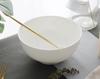 6 Inch, Plain White Bone China Bowl, Chinese Ceramic Soup Fruit Bowl, for Dinner and Party Serving, Thermos Food Container