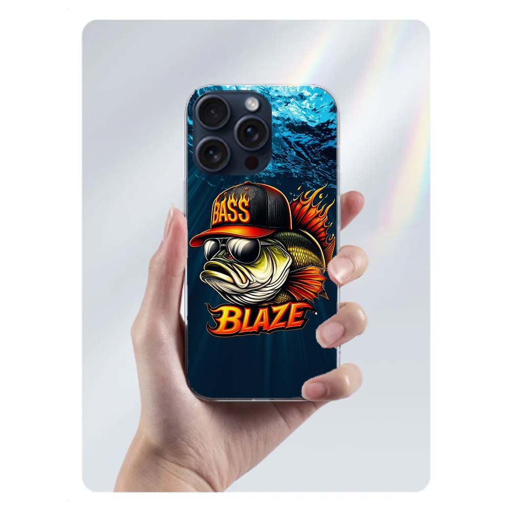 Enjoy a Day of Fishing Pleasure Clear Phone Case For Iphone 17 Air 16 Pro Max 15 Pro 14 Plus 17E 16E 11 13 12 Mini Cover Cases F