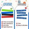 4PCS Chair Bands for Fidgety Feet - Colorful Classroom Must Haves, Chair Bands for ADHD Sensory ADD Autism, Kick Band for Classroom, Flexible Band