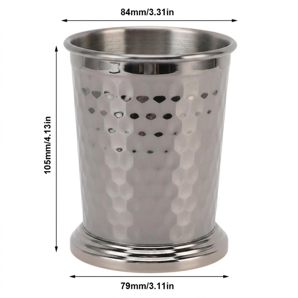 Wide Base Stability Stainless Steel Drinking Cup 400ml Drinking Glass  Housewarming Gift чёрный