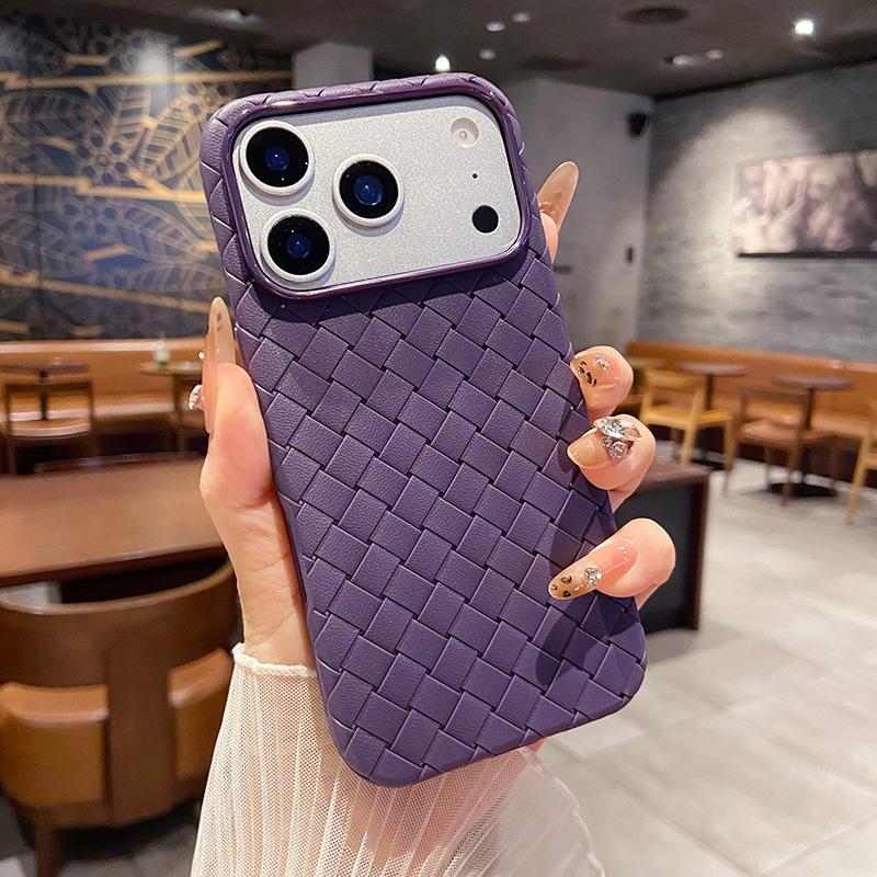 Luxusní nárazuvzdorný kryt pro IPhone 17 Air 16 15 14 13 Pro Max Prodyšný Cool Tkaný Mřížkový Měkký Silikonový Kryt pro IPhone 16Pro