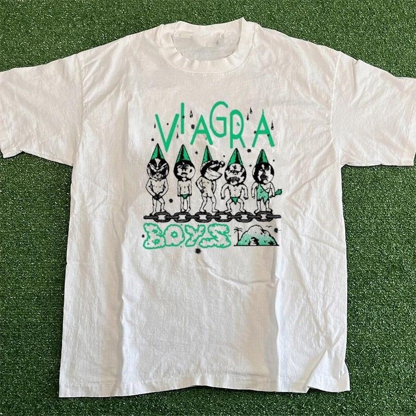 Men's and Women's T-shirts New Viagra Boys Sgap Gnome Gift For Fans Unisex S-5XL Shirt BS360