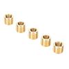NPT Threaded Reducing Pipe Fitting 1Celsius4 Inch Male X 1Celsius8 Inch Female Brass Reducer Bushing Threaded Pipe Fitting