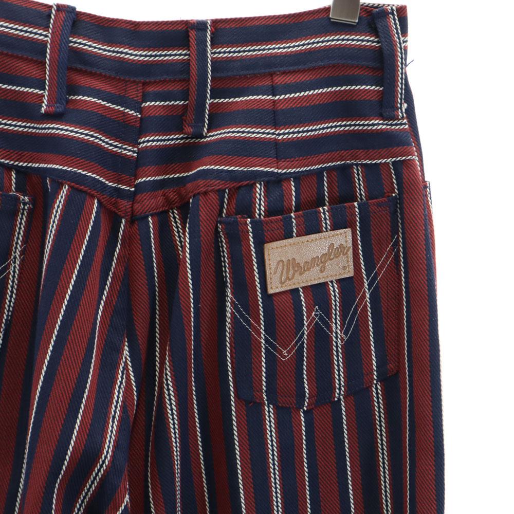 Wrangler 70s Vintage Made in USA Striped Pattern Flare pants 14 Boot cut Men's Used