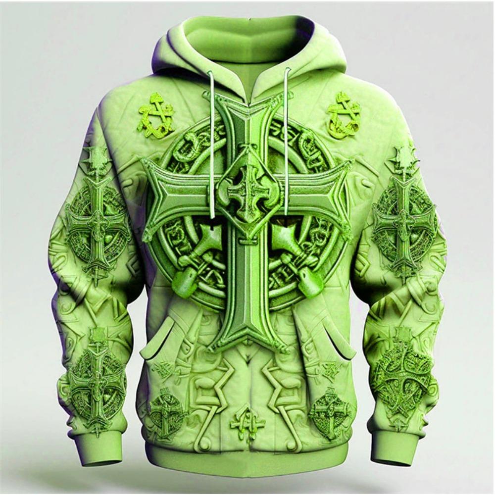 

Cross Pattern Men s Retro Hoodies Autumn Winter Long Sleeve 3D Print Street Man Hooded Sweatshirts 5XL Big Size Casual Hoodie 5XL