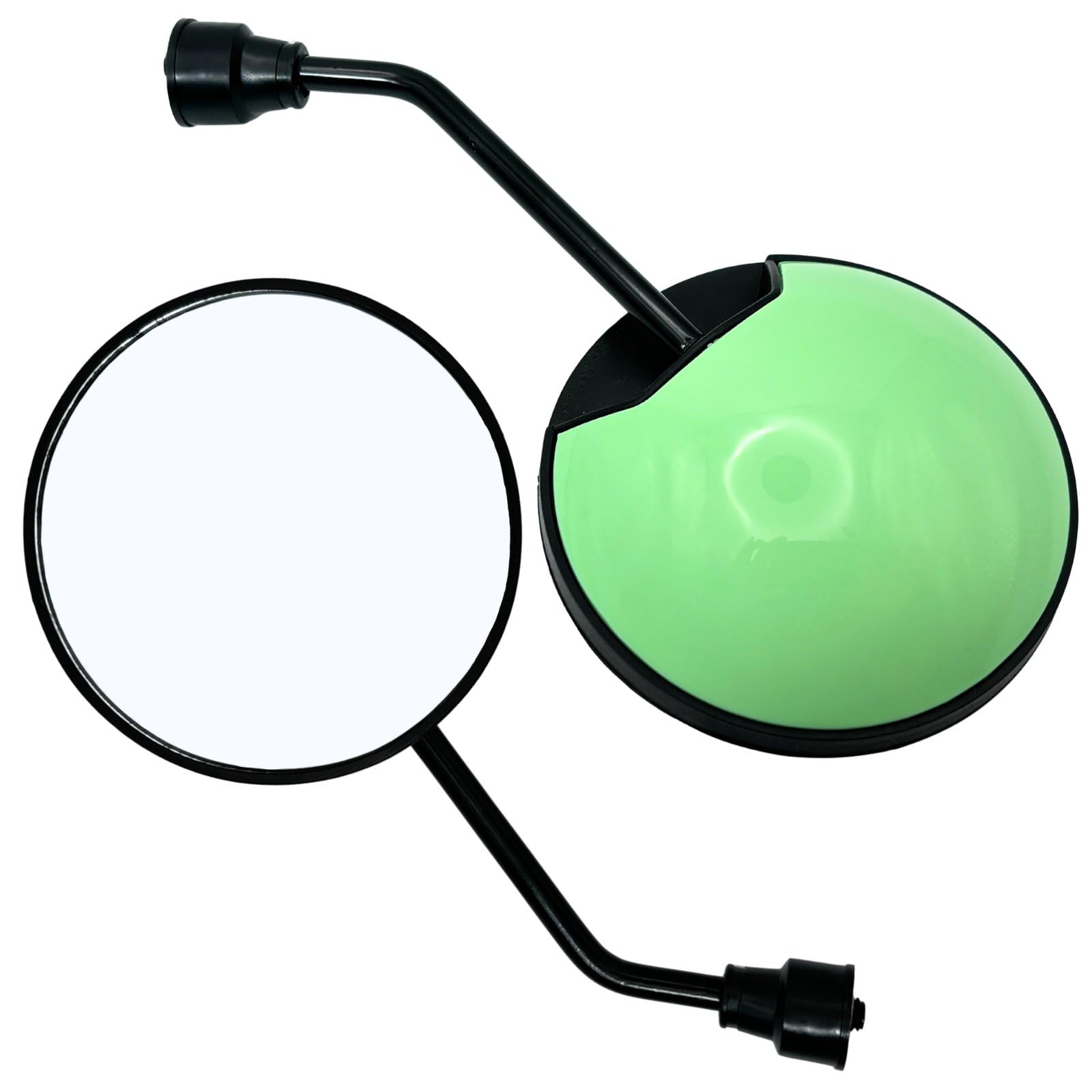 

Зеркало для мотоцикла MARUHADO, короткое, 8 мм, левое и правое, широкоугольное, для мопеда, скутера, с положительной резьбой, Dio Today, Cub Gyro, светло-зеленое