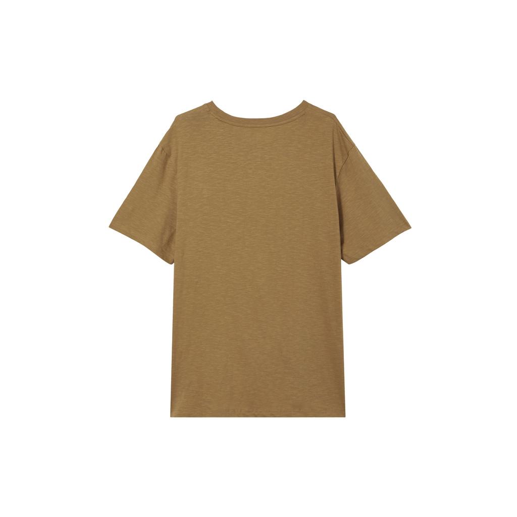 Timberland Logo Print Loose Fashion Outdoor Round Neck Pullover Sports Casual Short Sleeve T-Shirt Men Tops Wheat A2Q4AP47
