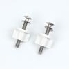 Upgrades Toilet Seat Hinge Bolts Toilet Seat Fastener Quick Fix Screws Replacement Set for Stable & Secure Installation