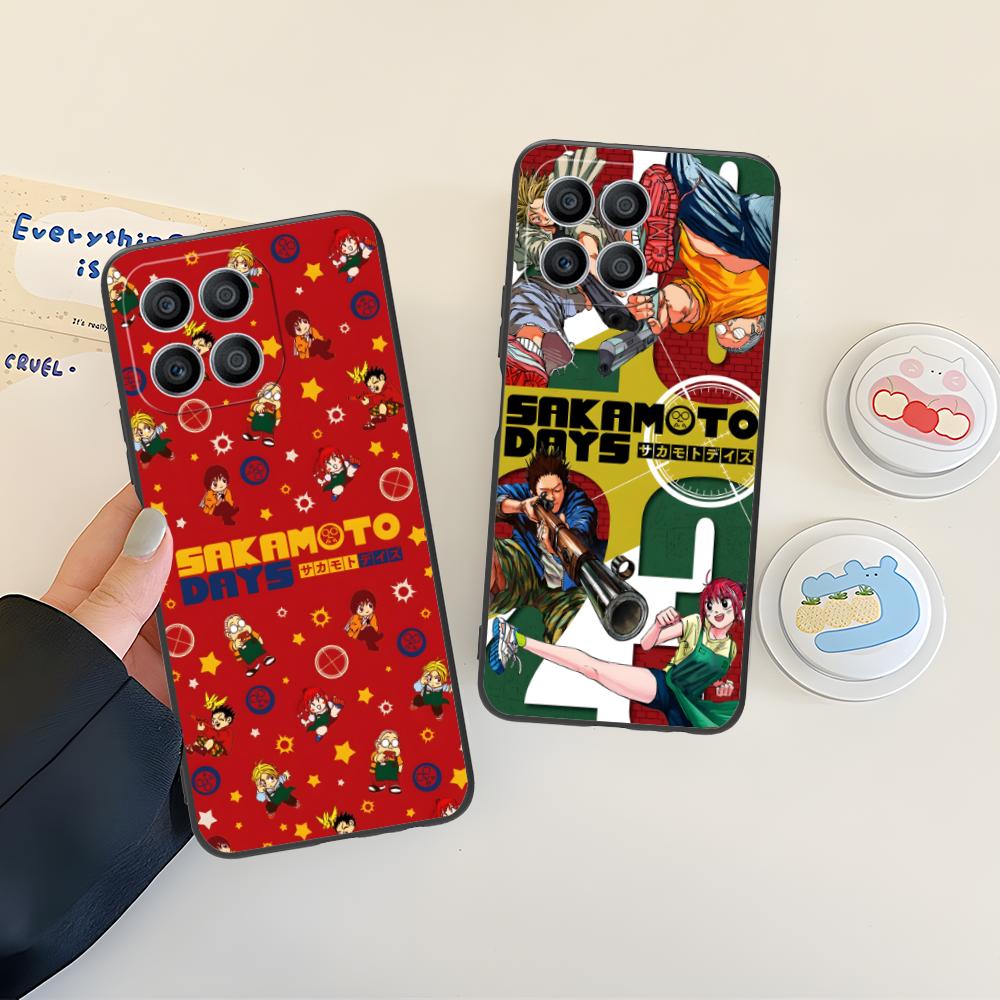 Sakamoto Days Mobile Phone Case for Honor 90 80 70 60 50 30 20 10 9 8 7 Pro S SE Lite 5G Colorful Printing Cover Pretty Cover