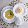 Noritake Fine Porcelain Plate, 27cm, Arctic White, Microwave and Dishwasher Safe, 1 Plate, 91520/4000