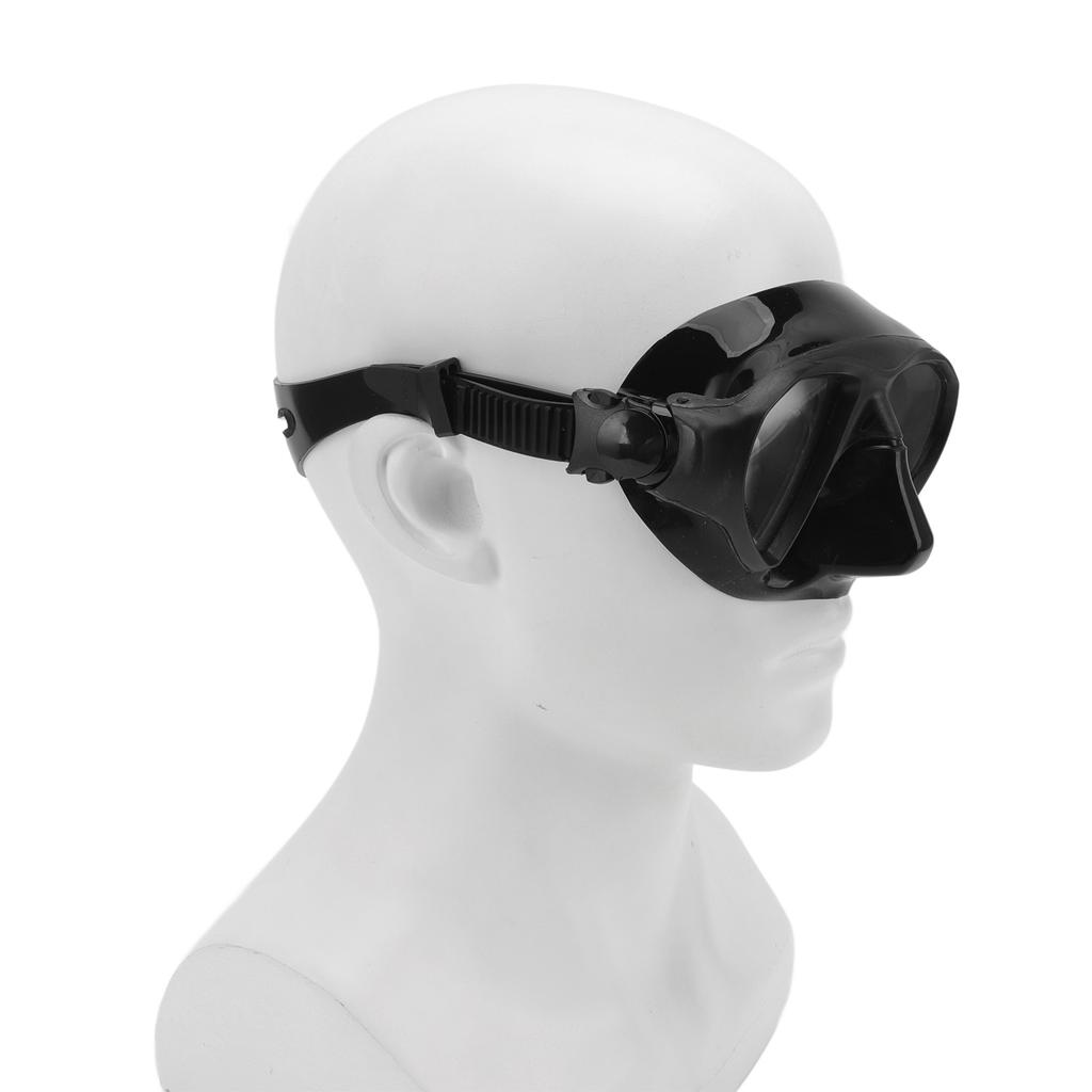 Diving Face Goggles Cover No Leakage Wide View Safe Tempered Glass Snorkeling Goggles