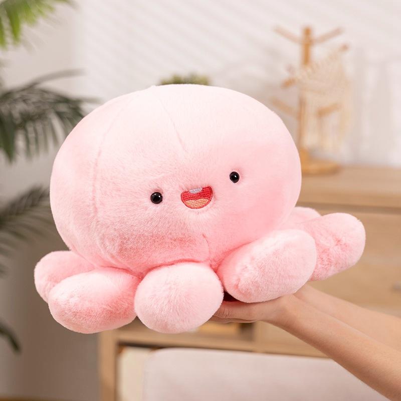 Cartoon Pink Cute Octopus Plush Toy Simulated Octopus Rag Doll Children's Doll Girls Hug Pillow