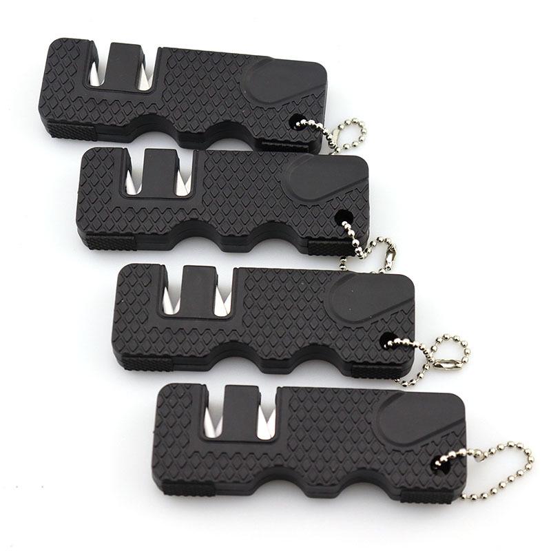 Compact Portable Knife and Sharpening Stone Set for Household and Outdoor Use