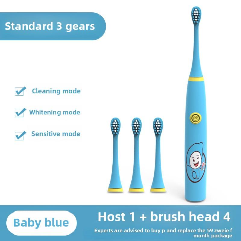 Children's Toothbrush Electric Cartoon Waterresistant Soft Hair Ultrasonic Magnetic Levitation Toothbrush Cute Avatar, Children's Day Gift