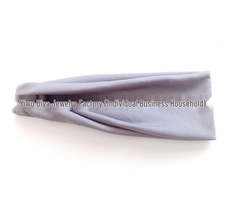 Unisex Sports Headband: Sweat-Absorbing Yoga Hair Band for Running
