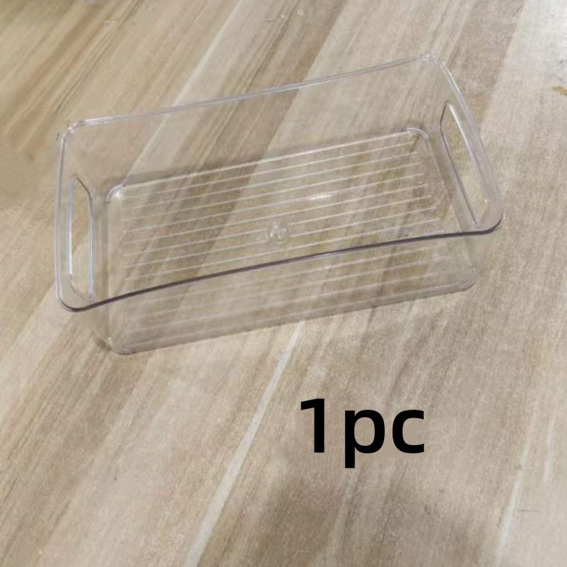 1Pc/Box Acrylic Transparent Storage Box for Cosmetics, Face Masks, and Snacks