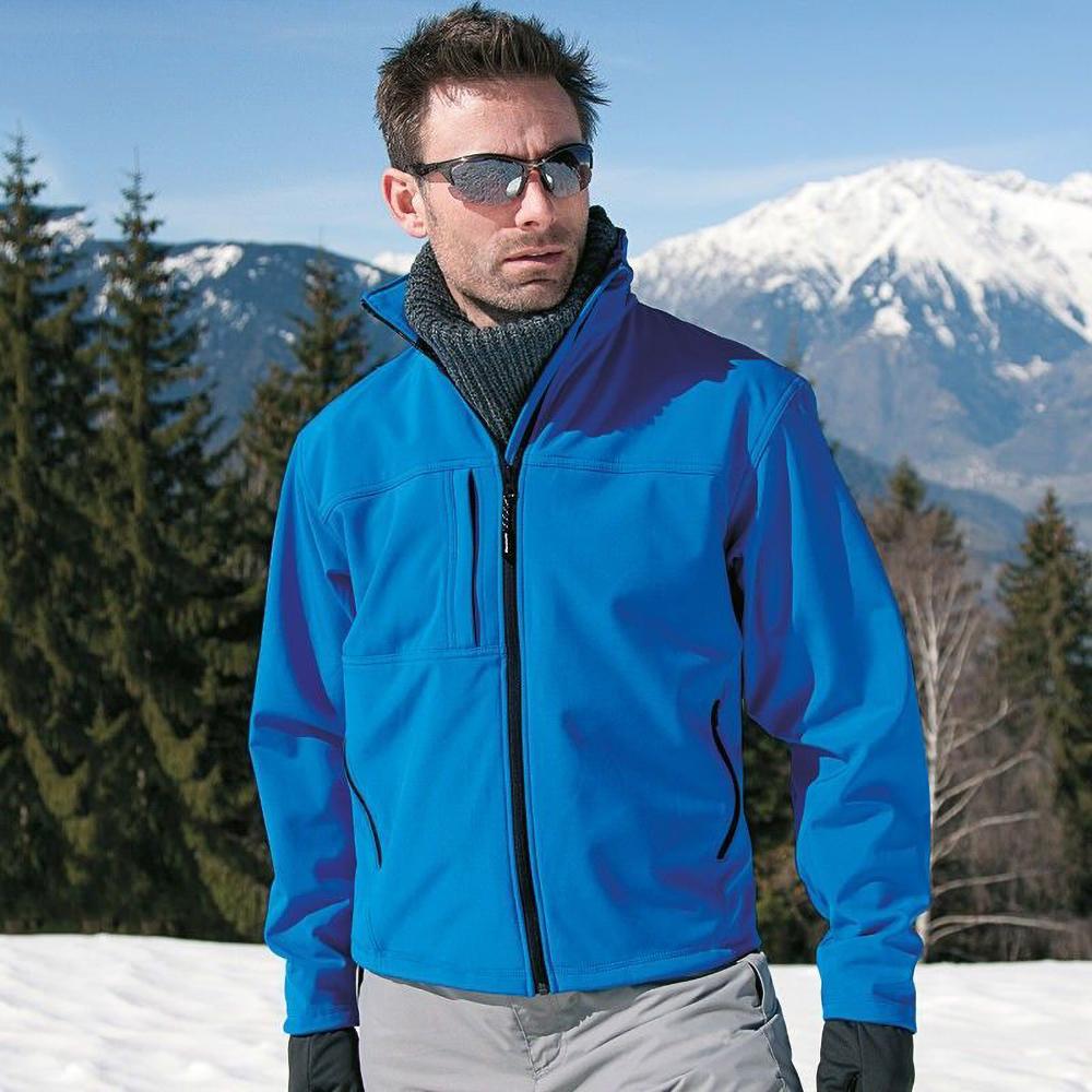 Result Men's Softshell Premium 3 Layer Performance Jacket (Waterproof, Windproof & Breathable)