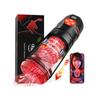 Murago Electric Masturbator Masturbation Fellatio Hole Multifunctional Realistic Electric Masturbator with Piston Rotation Suction Vibration Tongue