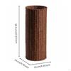 Freestanding Rattan Umbrella Basket | SpaceSaving Vertical Design, Tightly Woven Texture,