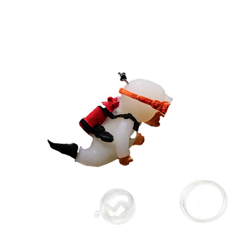 Resin Luminous Ornaments Floating Diver Simulated Underwater World Aquarium Fish Tank Landscaping