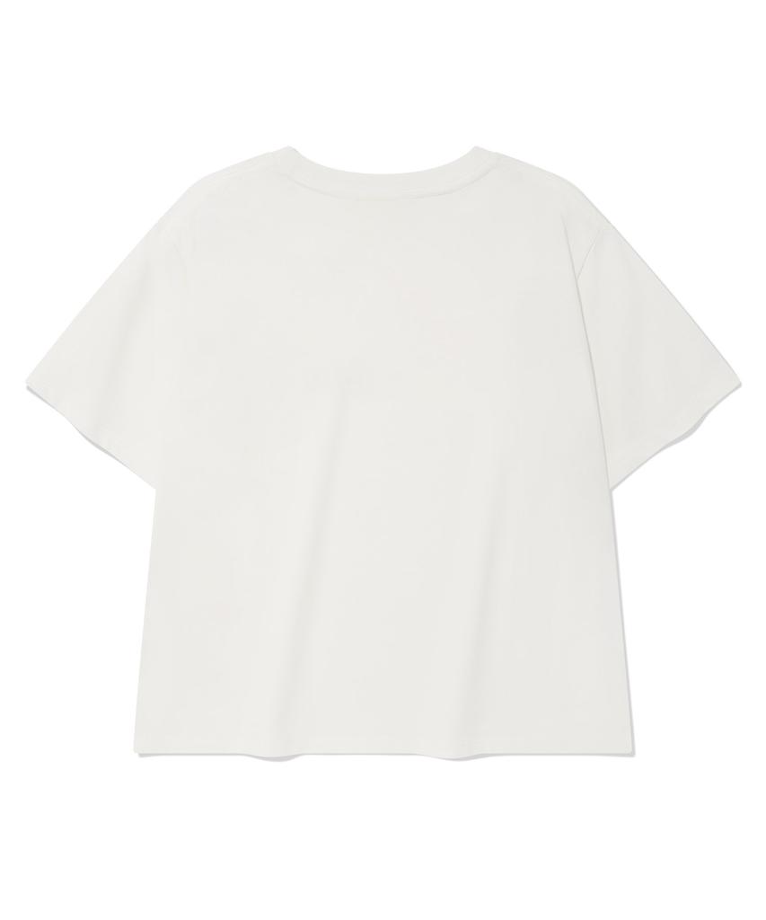 COVERNAT WOMAN Hotfix Logo T-Shirt White